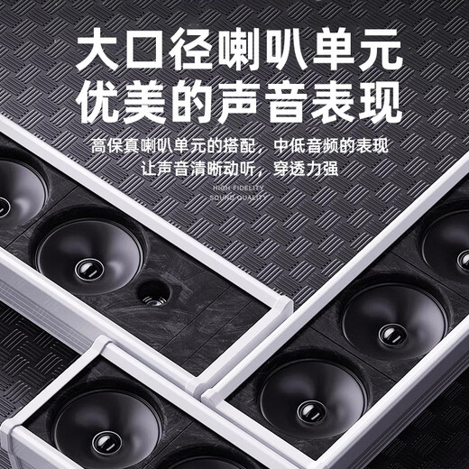 爱国者50W防水音柱室外音响功放店铺户外专用壁挂音箱学校公共广播喇叭商用