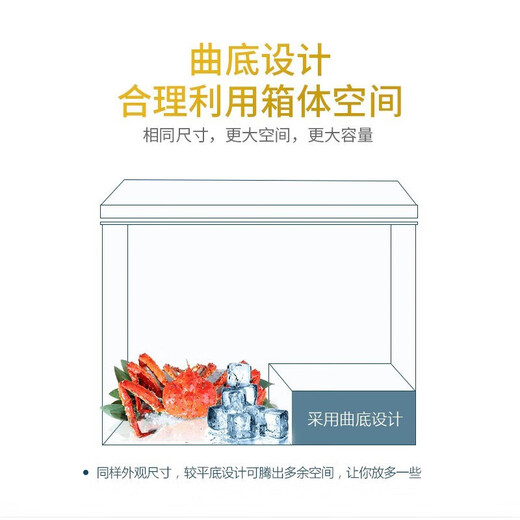 志高冷柜商用大容量全冷冻冷藏家用一级能效节能省电卧式冰柜 一级能效丨海量巨容丨节能省电 828L