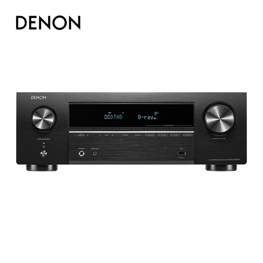 Tianlong (Denon) AVR-X580BT Amplificador Teatro en el hogar Amplificador AV importado soporte de alta potencia de alta potencia USB Bluetooth 8K Dolby DTS Sound Effect HDMI2.1 Negro