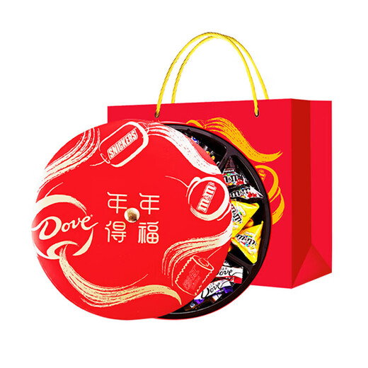 德芙（Dove）巧克力糖果彩虹糖巧克力M豆脆香米端午送礼企业团购 德芙悦享欢聚684g