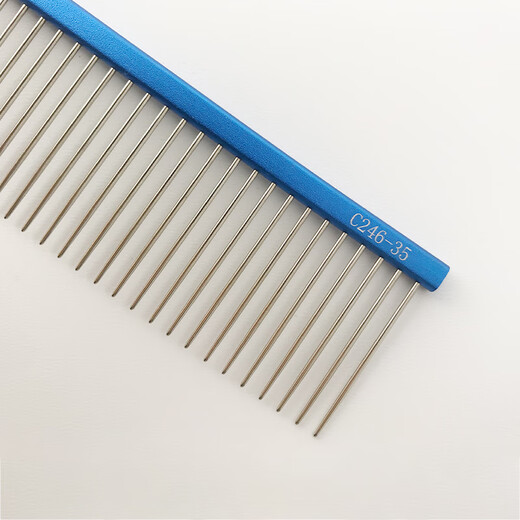 Chongyuan Chonry Chongyuan CY pet grooming piano comb, plucking, knotting and styling straight comb C245 C225 C245 24.5cm full width comb