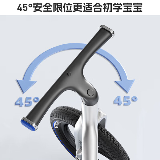 巴比特儿童平衡车新款1一2一3一6岁无脚踏自行车宝宝滑行滑步车学步入门 太空银强塑轮+支架+护具+打气筒 12寸（适合2-6岁身高85-120cm）