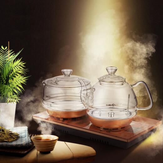 KAMJOVE complete tea set spring-type automatic water supply electric kettle glass kettle electric tea kettle H920*37