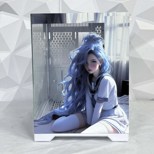 Wanjia Gu Yongzhe Standard Edition 360 Computer Case 360 Water-cooled Sea View Room Pure White Long Graphics Card Side Transparent Dustproof Gu Yongzhe Standard Edition Jinx 06 Single Case (can only be used with MATX or ITX motherboards)