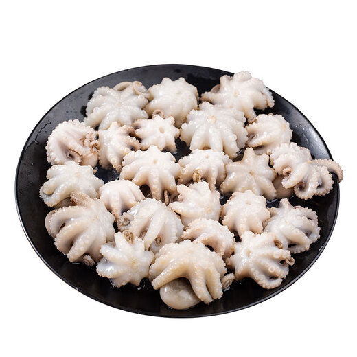 Meijiajia three-cut octopus, net weight 1 Jin Jin is equal to 0.5 kg (12-25 pieces) hot pot octopus, teeth and dirt removed small octopus