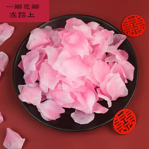 Petal arrangement for proposal, rose simulation petals, hand-spreading flowers, romantic birthday bed, wedding, wedding room arrangement, decorative fake flowers, sweet love petal set