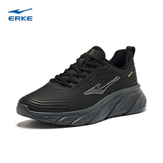 Hongxing Erke running shoes men's spring water-resistant running shoes men's soft sole wear-resistant leather sports shoes chasing clouds 42