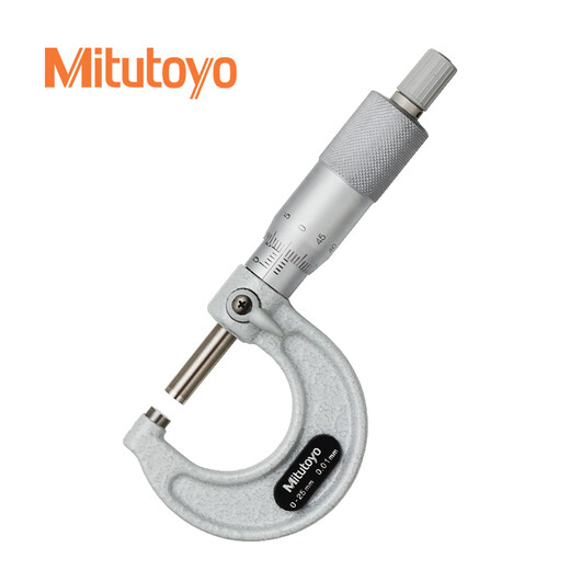 Mitutoyo mechanical outer diameter micrometer 0-25mm high-precision micrometer 0.001mm spiral micrometer 103-129 0-25mm/0.001 imported from Japan