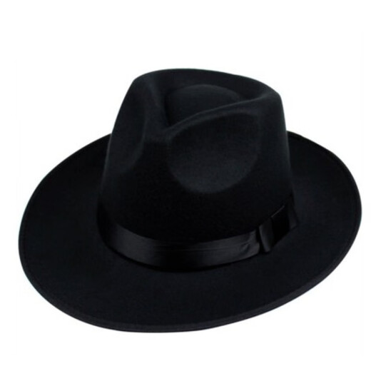 Yun Qiang crosstalk lab coat hat, ancient costume robes and shirt performance jacket accessories Shanghai trendy men groom big bridle black top hat, average size