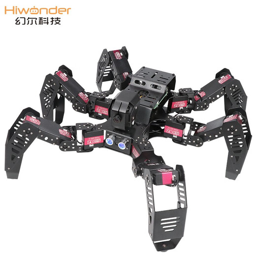 Fantasy Raspberry Pi 5 / 4b HEXAPOD SPIDER BIONIC ROBOT SPIDERPI Intelligent Intelligent AI Reconnaissance Visual Robot OpenCV Reconnaissance visuelle Introduction (sans vision) Raspberry PI 4B / 4G