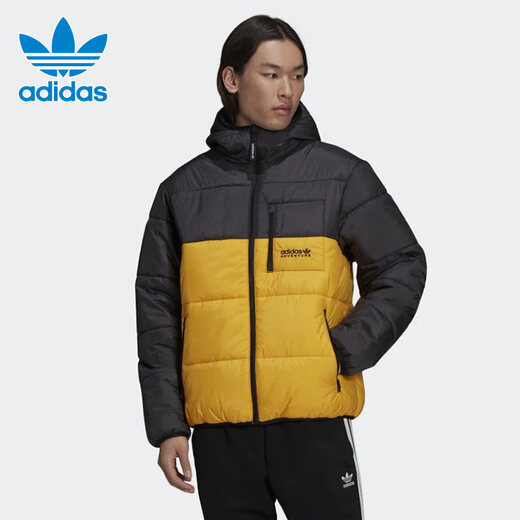 阿迪达斯 （adidas）胜道运动三叶草棉服男装运动保暖外套H13573 H13573 S