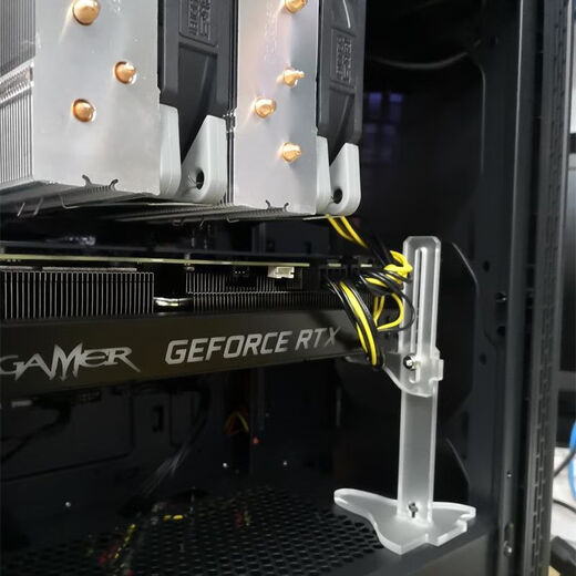 通用显卡支架千斤顶嵌入式3060 30703080TI显卡支撑架CPU风扇托架 亚克力支撑架