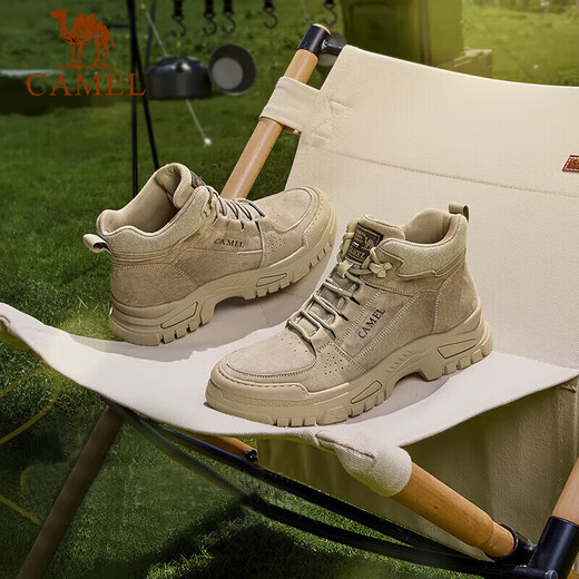 Camel (CAMEL) men's Martin boots outdoor versatile sports and leisure retro work shoes GE12235362 Deep Sand 42
