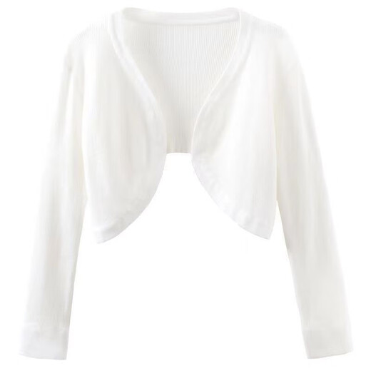 Langsha Summer Shawl para niñas delgadas de chawly de maldita con protección solar de mesh de mesh de seda con protección solar de protector solar S56-9923 White M86-105Jin [Jin equivale a 0.5 kg] [alta calidad]