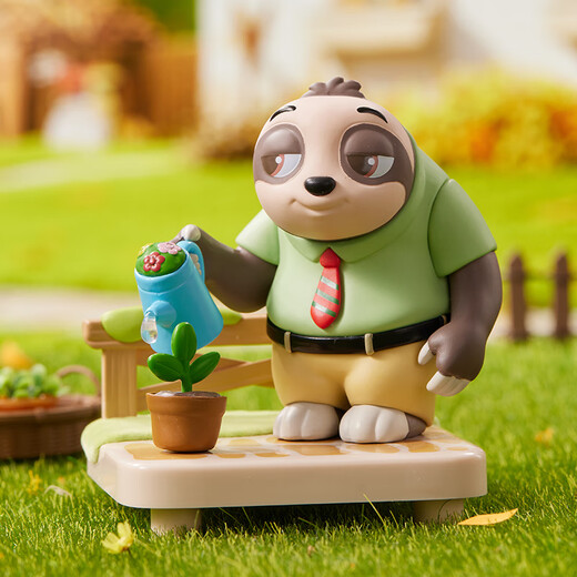 名创优品（MINISO）迪士尼疯狂动物城秋日庄园手办盲盒桌面摆件玩具周边生日礼物单盒
