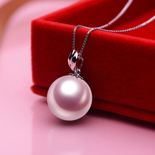 Pearls connected with shells, perfect round freshwater pearls, 925 silver leaf shape, solid pendant for women, 520, gift for girlfriend, 7.5-8mm, flawless purple pearls