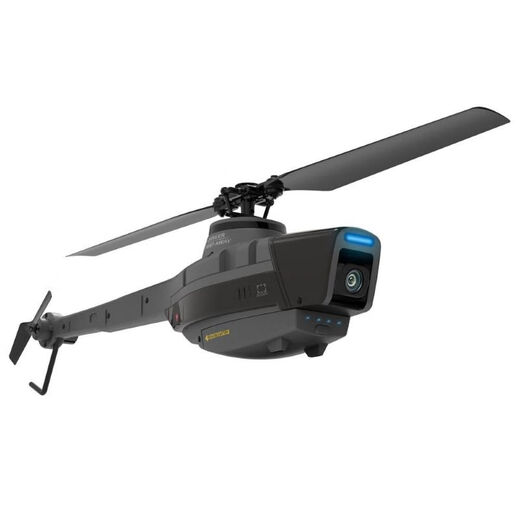 
RHSKY upgraded C128 Black Bee Unmanned Helicopter Four-channel High-definition Aerial Paddle Reconnaissance Plan Children's Toys Practice-Double Electricity Get the hand-flying and equipped with the general-industry version of the remote control