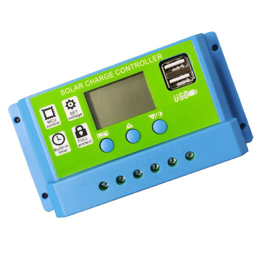 Solar controller 12v24v fully automatic universal solar panel controller street light panel charging 30A