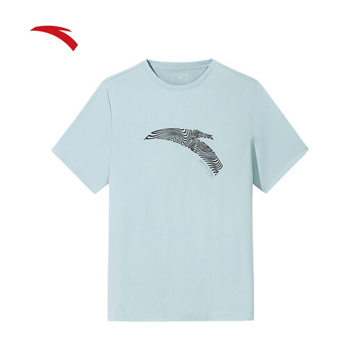 Anta Speed Trocken T 丨 Kurzarm T-Shirt Männer Sommer Logo Druck Sportbasis Hemd Lose feuchtigkeitsspenstige, atmungsaktive lässige Top Männer