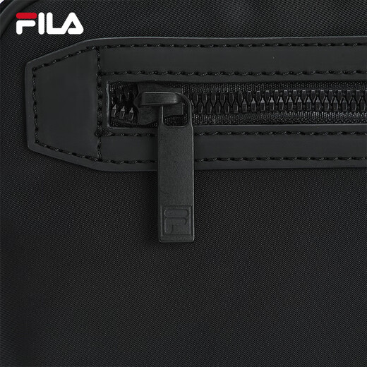 
FILA official men's bag shoulder bag 2025 summer new fashion casual shoulder bag crossbody bag right black - BK XS