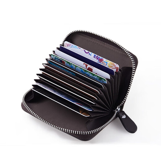 Bolsa de tarjeta Mashalanti para hombres Negocios informales Multi-tarjetas Multi-tarjetas Gran capacidad Bolsa de la tarjeta de conducción Conjunto de identificación de identificación del padre Regalo de cumpleaños para el padre Papá Novio Marido