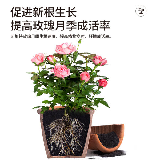 Manlife 50L Rose Nutrition Soil Free Fertilizer Medicine Imported Peat Soil Flower Soil Green Plant Flower Organic Planting Soil