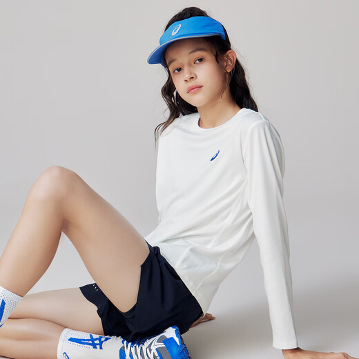 ASICS children's clothing spring sports long-sleeved quick-drying T-shirt moisture-wicking antibacterial knitted inner wear 331251003048