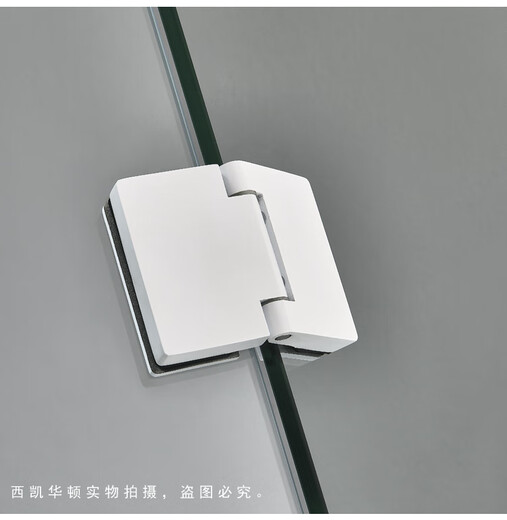 仁聚益不锈钢淋浴房整体浴室隔断冲淋房极简白色无框玻璃门钻石形平开门 1049平方米（白色） 03m