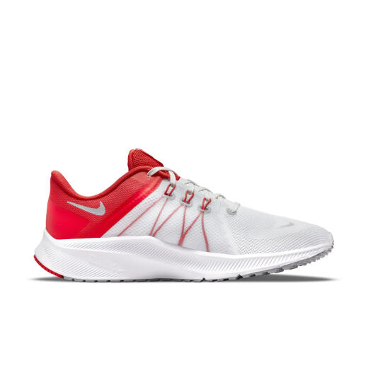 耐克（NIKE）官方QUEST 4男公路跑步鞋耐力跑透气轻便缓震DA1105 100白色/狼灰/椒红/白金色/浅银 46