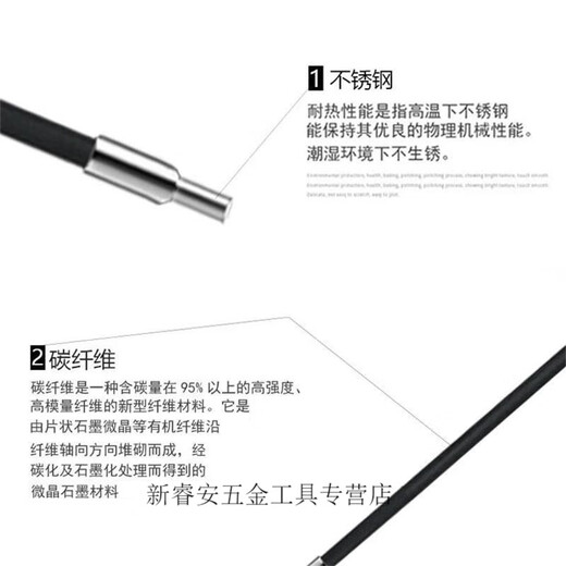 XMSJM2 carbon fiber extended rod extended rod stylus M3 Renishaw ceramic rod three-coordinate stylus three-dimensional probe A-1047-3484 PEL1 (not taxed) L50