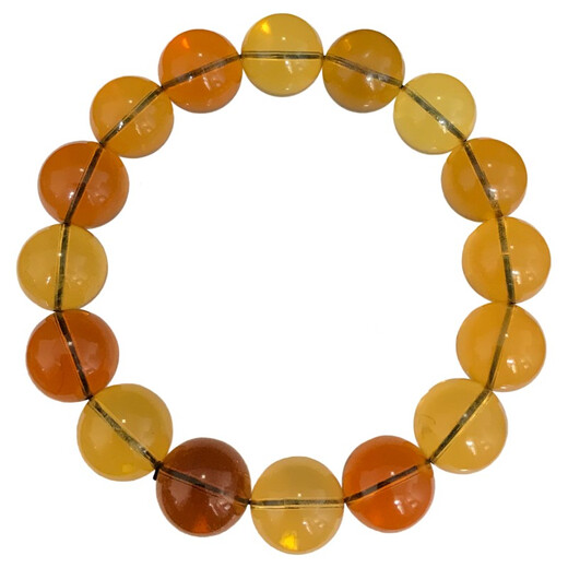 Dingfei Burmese Amber Water Purification Tea Treasure Bracelet No Optimization Raw Mine Fairy Treasure Gold Blue Blood Green Purple Red Yellow Tea Amber Bracelet Bead Diameter 9mm One String