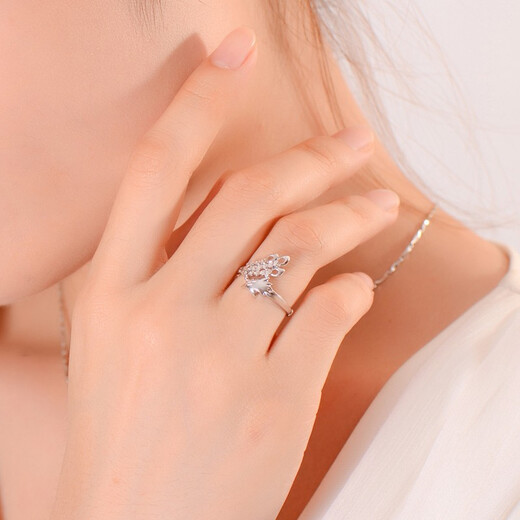 Yuan Shengfu's new PT950 premium Phoenix platinum ring, women's live dignified and elegant platinum ring, 2.75 grams