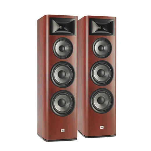 JBL Studio 698 Home Theatre Audio Set Home Sprecher Holz HiFi bodenständige Dual 8-Zoll-Bass-Wohnzimmer Professionelles Kino 698 Leichtes Holz + 3800 Power-Verstärker