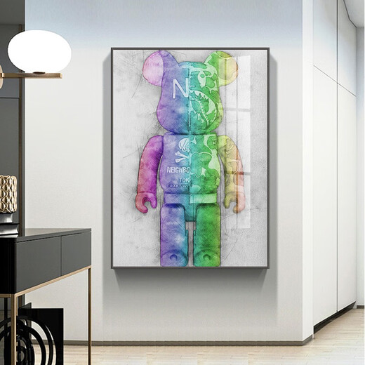 Mengyier (Mengyier) Sesame Street Kaws Doll Tür Eingang Dekoration Malerei Einfaches Cartoon Dressing aus Internet Promi Gewalt