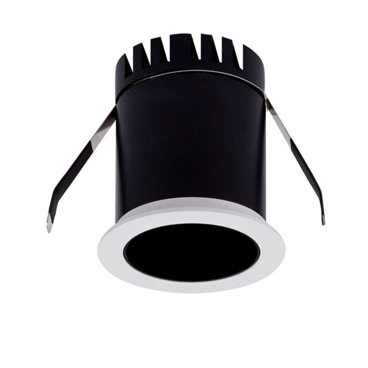 Yilin deep anti-glare gypsophila led small spotlight embedded 3W5W7W opening 3cm 4cm50mm focus 24 15 degrees small / white + black cup 3W neutral light