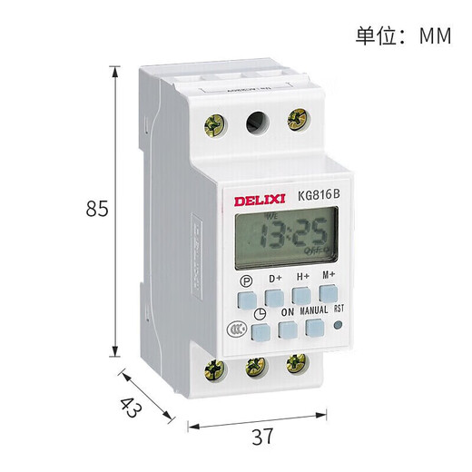 DELIXI ELECTRIC Delixi Electric microcomputer time control switch timer time switch guide rail time control KG816B AC220V