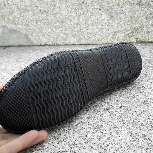 Zapatos lumaian (lumaian) Lumaian Lutai zapatos de liberación retro para hombres zapatos de trabajo con una sola patrimonio zapatos de lona bajas lienzos livianos zapatos de protección de mano de obra resistente a los zapatos de construcción [suela ligera] 1431 gris 36 36