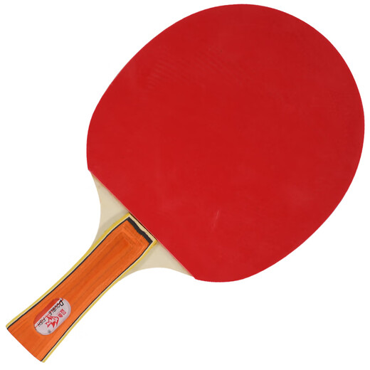 DOUBLE FISH table tennis racket 036A horizontal double racket beginners high elasticity training brand set with 3 balls