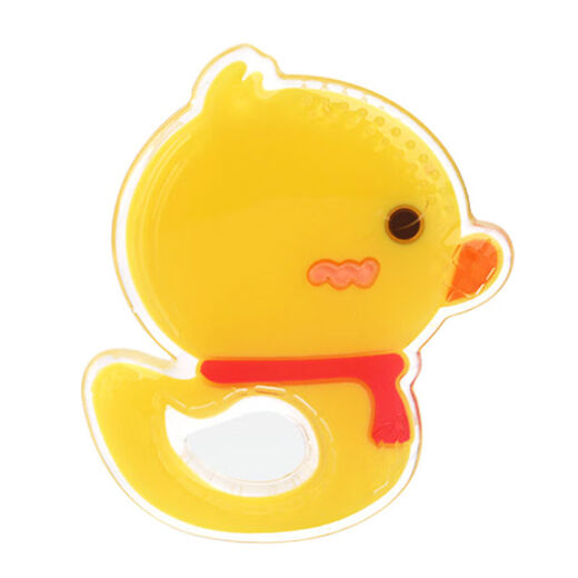 Zixi Baby Teething Glue, Mushroom Bite, Baby Teething Glue, Manhattan Hand Ball Toy, Silicone Boilable, Liquid Silicone - Strawberry Individual Box