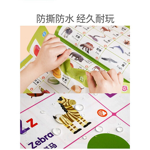 【五合一早教挂本】幼儿童早教机中英文点读书挂本宝宝学习小GK 升级19合一)点读挂本-有跟读2238