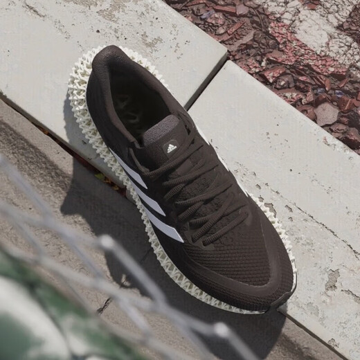 Adidas Running Shoes Herrenschuhe 2025 Herbst Neuer 4D-Druckschock-absorbierender Kleidung-resistenter atmungsaktiver Casual-Sneaker GX9249 GX9249 Schwarz-Weiß-Farbpasst 43 43