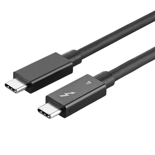 ULT-unite优籁特雷电4线TypeC全功能同轴线USB4视频投屏数据传输PD100W雷雳3苹果笔记本硬盘显示器0.8米