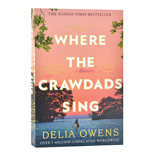 蝲蛄吟唱的地方 英文原版 Where The Crawdads Sing Delia Owen 沼泽深处的女孩电影原著 当代畅销小说 弘书阁英语文库十大当代之一