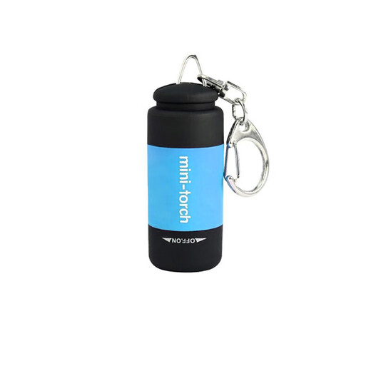 Maixinyi Lampe de poche LED mini lumière forte rechargeable par USB petit dortoir portable femme étudiant à la maison porte-clés pour enfants rose clair lumière blanche