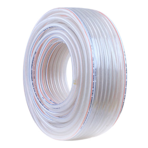 Jiumawang PVC snakeskin pipe, fiber reinforced water pipe, transparent plastic wire pipe, mesh pipe, inner diameter 25MM, wall thickness 4MM, 50 meters/roll
