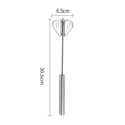 Baijie egg beater handheld semi-automatic pressing baby food supplement tool corn egg tart stainless steel cream egg beater