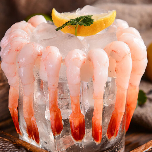 Mega Ready-to-Eat 27 Shelled Sweet Shrimps 70g*3 Bags Arctic Sweet Shrimp Sashimi Straight from the Source