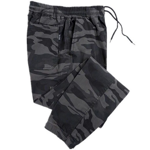 Angelgonzales Stretch Camouflage Pantalon Men's Men's Summer Cotton Pure Coton Été Summer Wester Casual Lace-Up Taist Protection Labour Protection Tendance 829 Spring and Automn Styles Six Pocket Panters 2xl 180 [Weight 140-160 Jin [Jin est égal à 0,5 kg]