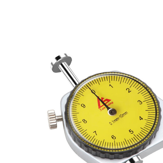 Three-quantity thickness gauge thickness gauge high-precision digital display thickness gauge thickness gauge thickness ruler JD064 0-10mm flat head 0.1