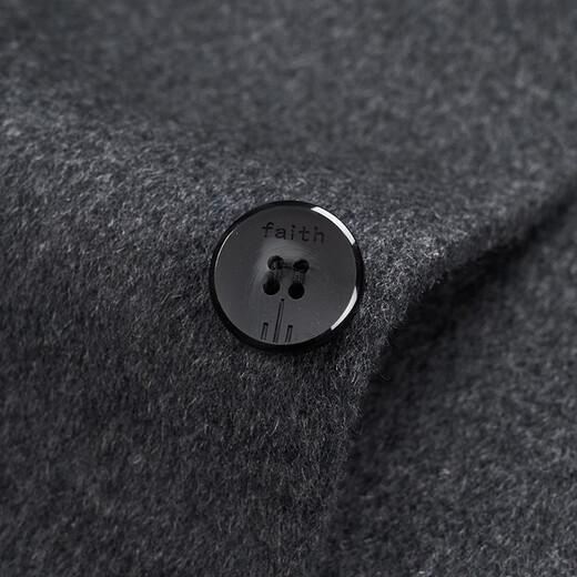 Pierre Cardin Cashmere Wool Coat Men's Mid-Length Removable Goose Down Liner Middle-aged Thickened Warm Double-sided Wool Coat Navy XL (180) Code - Recommended Weight 145-160 Jin Jin is equal to 0.5 kg